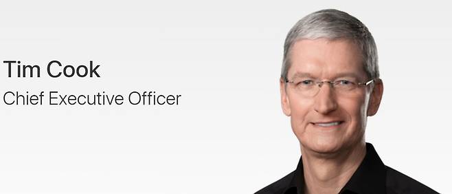 팀 쿡 애플 최고경영자(CEO) [사진 = 애플]