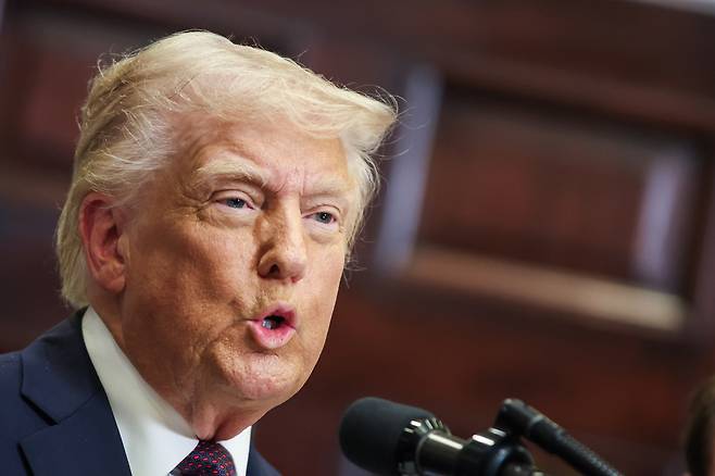 도널드 트럼프 미국 대통령 [EPA]