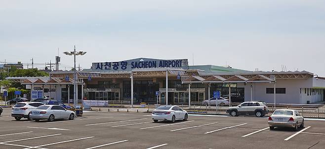 사천공항 전경.                                                                           [경남도 제공]