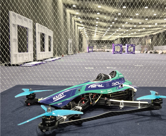 대회에 활용된 레이싱 드론. 카이스트 제공