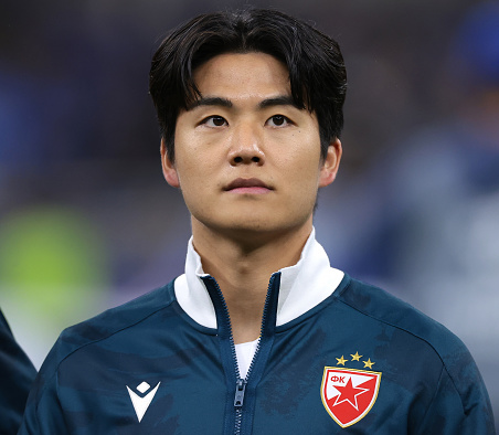 즈베즈다 설영우. Getty Images