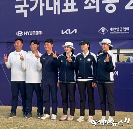 18일 원주양궁장에서 진행된 2025 양궁 국가대표 최종 2차 평가전을 통해 올 시즌 대한민국 양궁을 대표할 리커브∙컴파운드 국가대표가 선발됐다. 엑스포츠뉴스DB