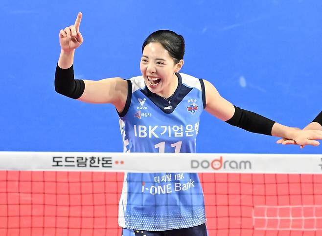 IBK기업은행에서 뛴 후 FA로 풀린 육서영 [한국배구연맹 제공. 재판매 및 DB 금지]
