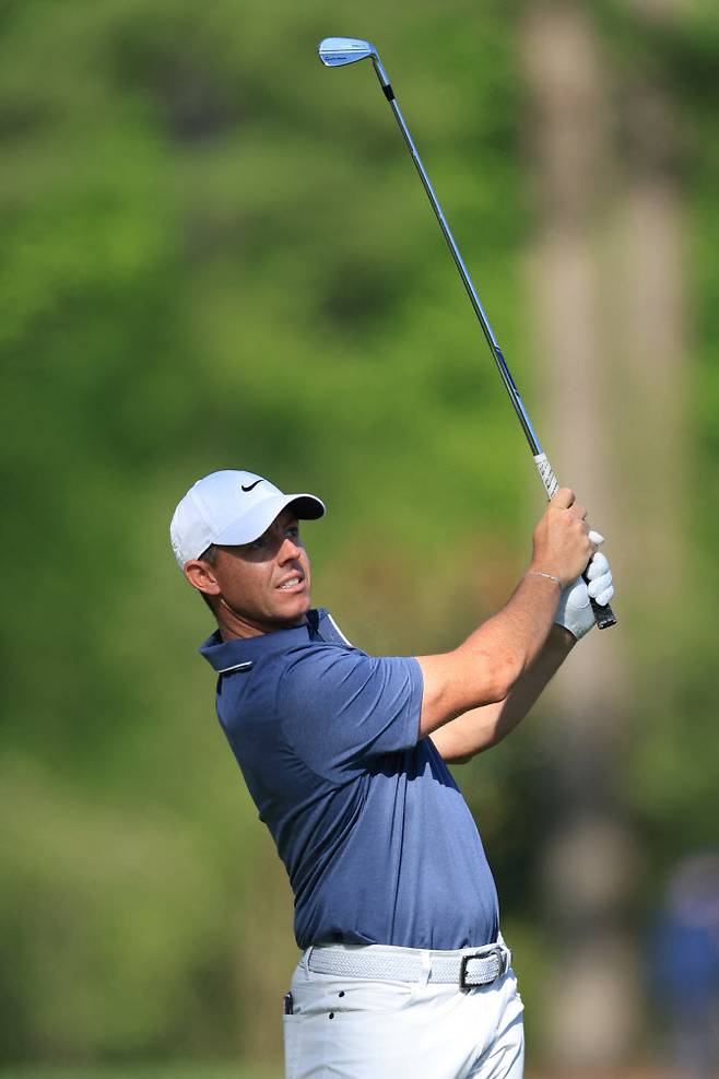 로리 매킬로이의 아이언 샷.(사진=AFPBBNews)