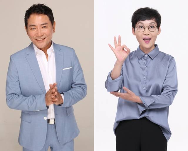 방송인 이봉원(왼쪽)과 팽현숙이 '대결! 팽봉팽봉'에서 자존심을 건 승부를 벌인다. /JTBC