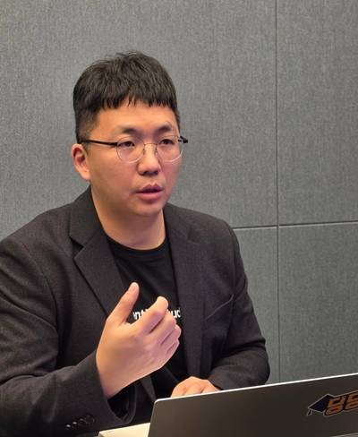 ▲미디어오늘은 지난 10일 오후 서울 마포구 상암동 MBC 사옥에서 양효걸 DOST11 대표를 만났다. 미디어오늘과 인터뷰하고 있는 양 대표. 사진=DOST11 제공.