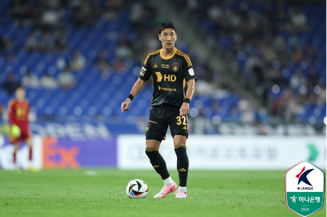 울산HD 미드필더 정우영. 사진=프로축구연맹