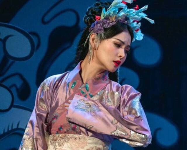 김윤혜는 '정년이'에서 도도하고 새초롬한 연기를 보여줬다. / tvN '정년이' 캡처