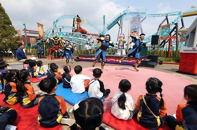 레고랜드&nbsp; ‘스핀짓주 마스터’ 그랜드 오픈 행사.