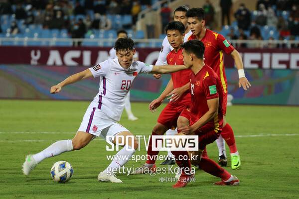 ▲ 중국은 4위를 확보해 플레이오프를 통한 2026 북중미 월드컵 진출에 사활을 걸었다.