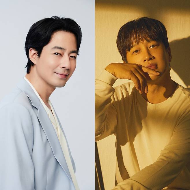 ▲ 조인성(왼쪽), 차태현. 제공| 베이스캠프 컴퍼니