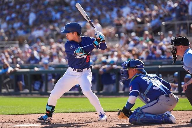 김혜성은 19일 미국 오클라호마주 치카소 브릭타운 볼파크에서 열린 시애틀 매리너스 산하 트리플A 타코마 레이니어스와 홈 경기에 1번 타자 2루수로 선발 출전해 4타수 무안타 2삼진을 기록했다. 연합뉴스