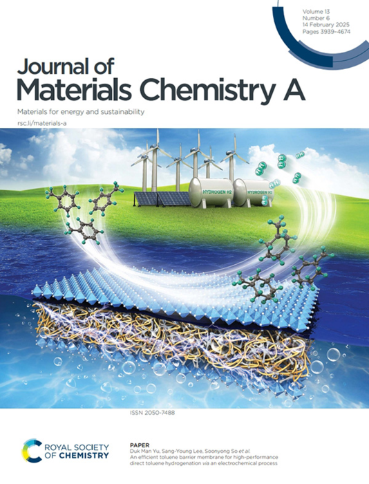 관련 연구가 소개된 '소재 화학 A' 2월호 표지 논문 이미지