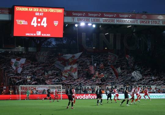 우니온 베를린과 슈투트가르트의 경기 장면. 사진[로이터=연합뉴스]