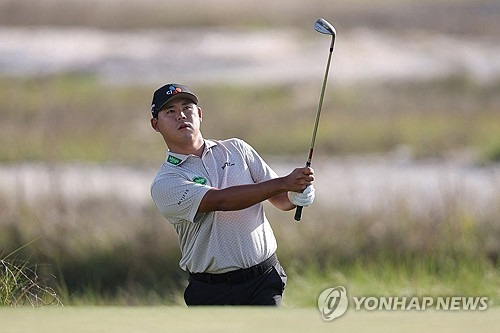 김시우가 RBC 해리티지 3라운드 단독 선두로 뛰어올랐다. 사진=AFP=연합뉴스 제공
