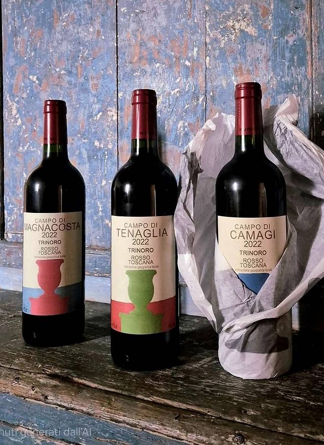 이 캄피 싱글빈야드 와인. 인스타그램