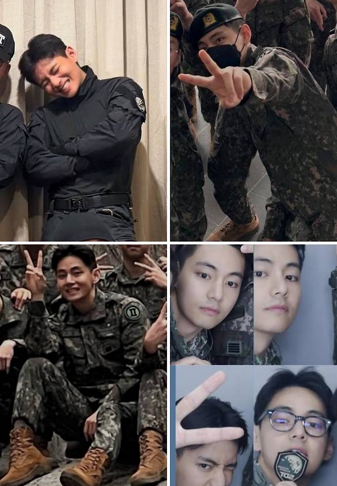 방탄소년단 뷔, 부상에도 '군사경찰 모범상' 사격·시가지훈련 1등..선임 "뷔와 함께 한 시간은 낭만"