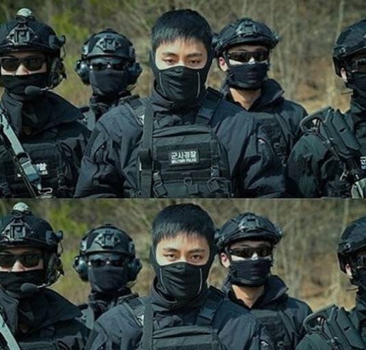 방탄소년단 뷔, 부상에도 '군사경찰 모범상' 사격·시가지훈련 1등..선임 "뷔와 함께 한 시간은 낭만"