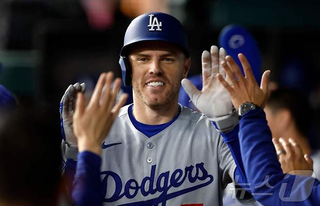 프레디 프리먼(LA 다저스). ⓒ AFP=뉴스1