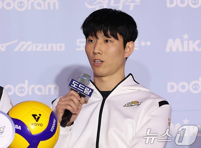 KB손해보험의 세터 황택의. /뉴스1 ⓒ News1 박지혜 기자