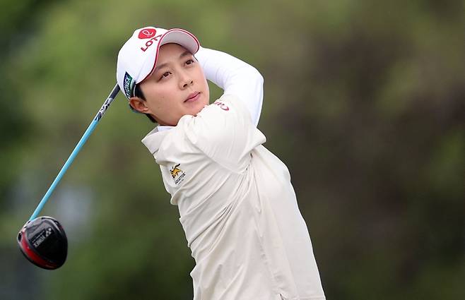 LPGA투어에서 활약 중인 김효주가 내달 아람코 코리아 챔피언십 출격을 위해 귀국한다. 사진 | AFP 연합뉴스