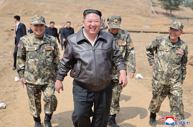 김정은, 특수부대 훈련시찰 / 사진=연합뉴스