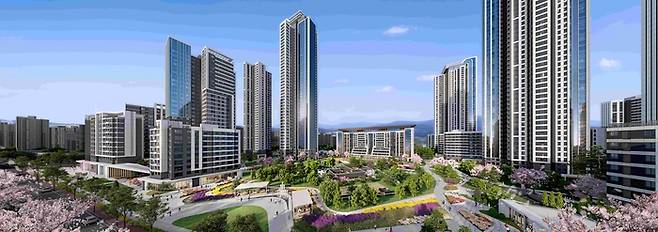 장위8구역 공공재개발 투시도. 삼성물산