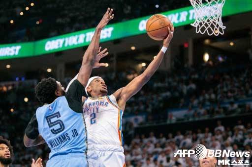 오클라호마시티는 멤피스를 크게 이겼다. 사진(美 오클라호마시티)=ⓒAFPBBNews = News1