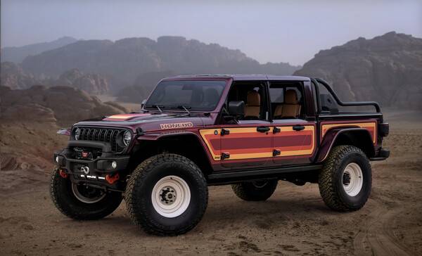 지프 글래디에이터 하이 탑 혼초 콘셉트 사진 지프
