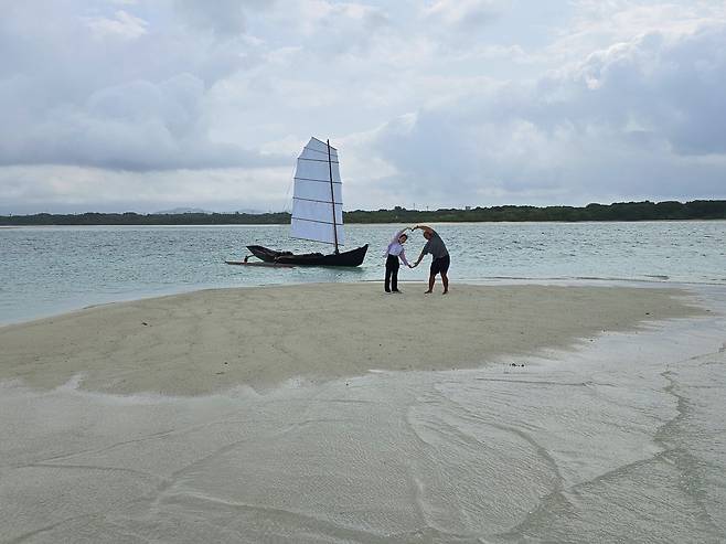 직경 15m 풀등섬