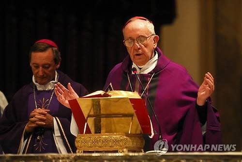 추기경 시절 프란치스코 교황 [EPA=연합뉴스]