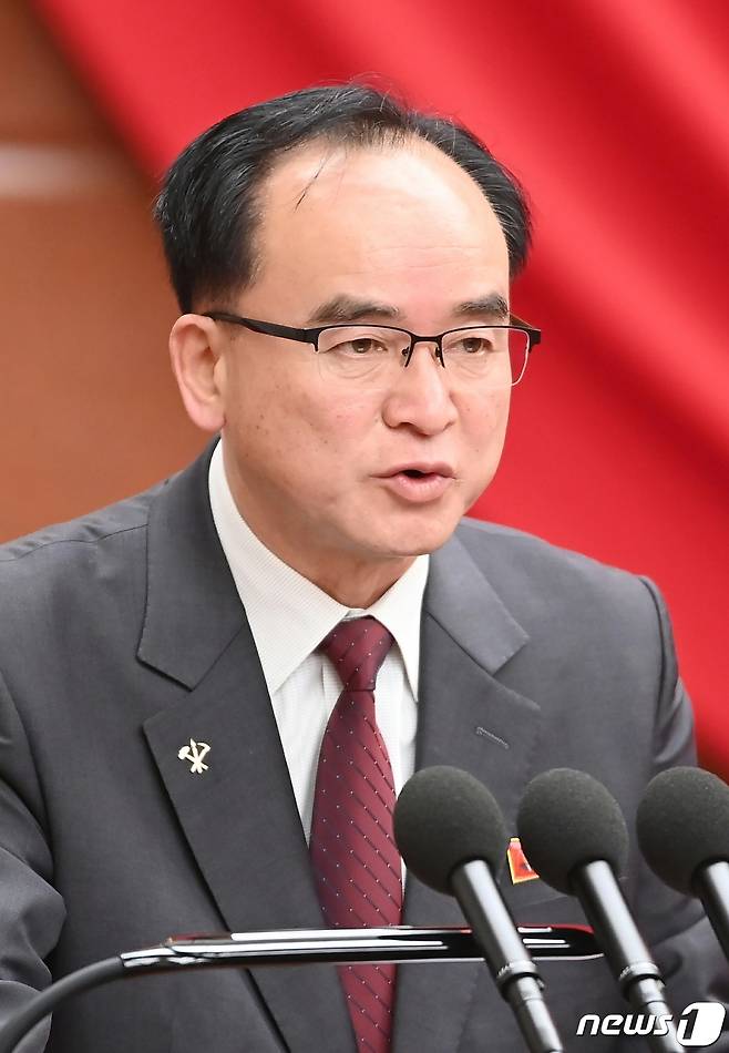 (평양 노동신문=뉴스1) = 조용원 북한 노동당 조직비서. [국내에서만 사용가능. 재배포 금지. DB 금지. For Use Only in the Republic of Korea. Redistribution Prohibited] rodongphoto@news1.kr