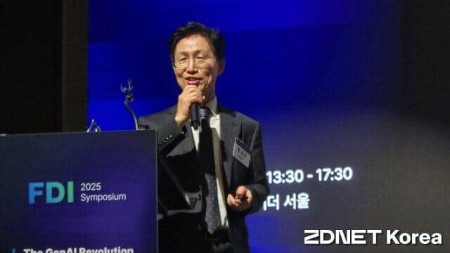 조규곤 파수 대표가 기조발표를 하고 있다.