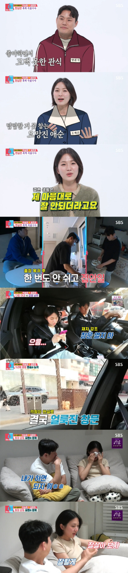 ‘동상이몽2’ 박승희♥엄준태 이혼 위기 최고 5.3% (사진: SBS)