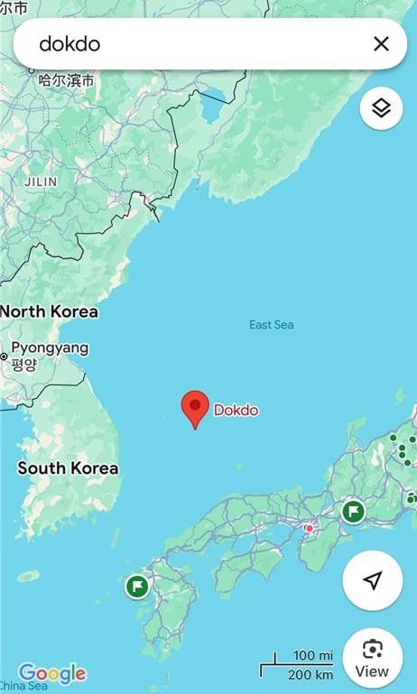 구글 지도에 표기된 '독도' /뉴스1