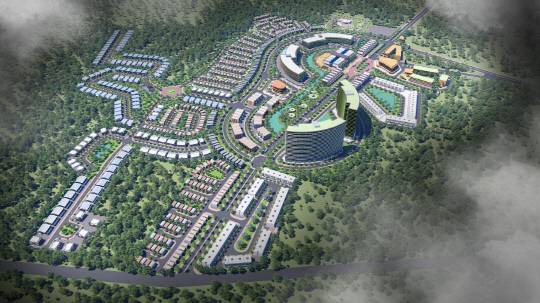 58ha규모 베트남 남부 관광단지 프로젝트 조감도
