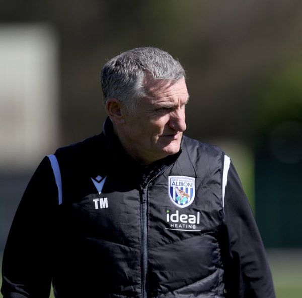 토니 모브레이 감독. 웨스트브로미치앨비언 X 캡처