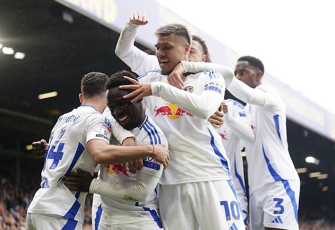 프리미어리그로 돌아온 리즈 유나이티드. [AP=연합뉴스]