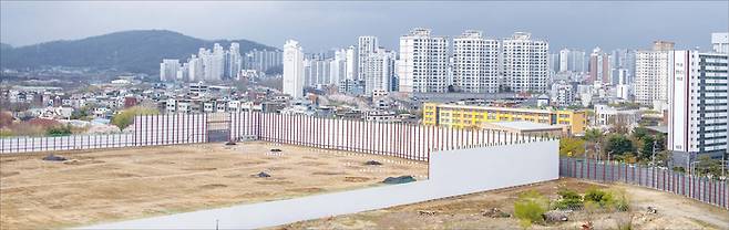 3기 신도시 하남 교산지구 첫 아파트인 A2블록 본청약이 임박해 실수요자들의 많은 관심을 모은다. (윤관식 기자)