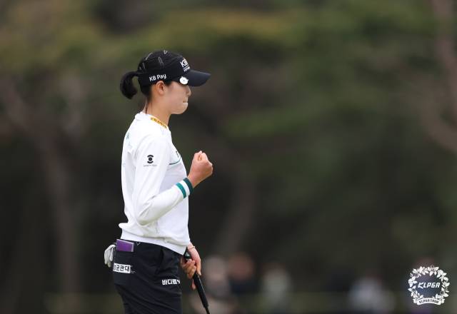 3년 연속 장타 1위를 노리는 방신실. 사진 제공=KLPGA