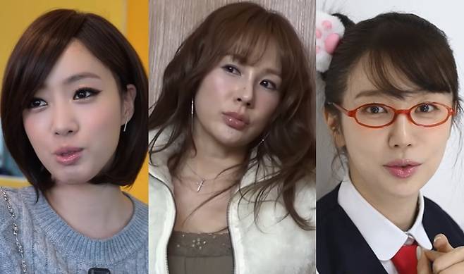 (왼쪽부터) 함은정, 채연, 윤은혜. 유튜브 캡처.