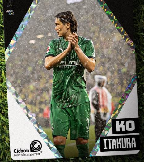 묀헨글라트바흐 센터백 이타쿠라 코. /사진=묀헨글라트바흐 공식 SNS 갈무리