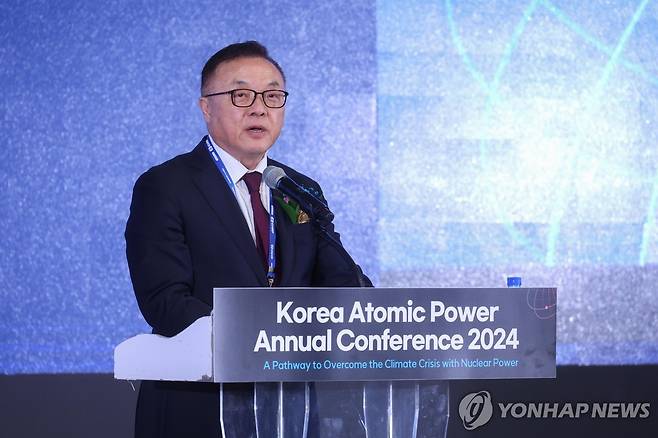 황주호 한국수력원자력 사장 연합뉴스 자료 사진