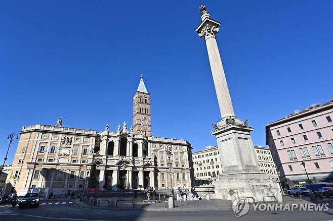 로마 산타 마리아 마조레 대성당 [AFP=연합뉴스 자료사진. 재판매 및 DB 금지]