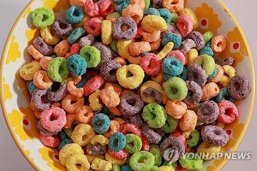 알록달록한 시리얼 [AFP 연합뉴스 자료사진]