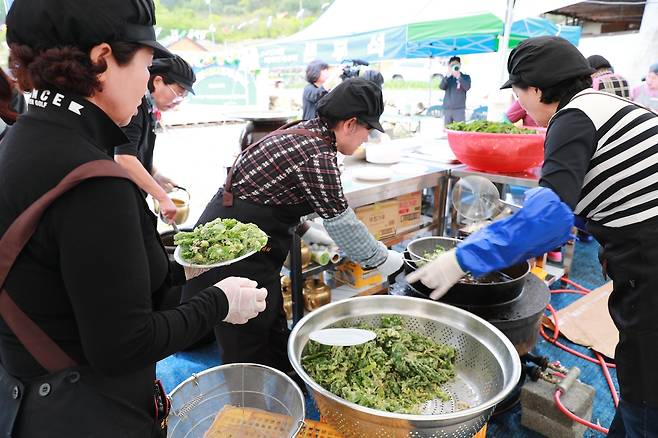 지난해 열린 두릅축제 [울진군 제공. 재판매 및 DB 금지]