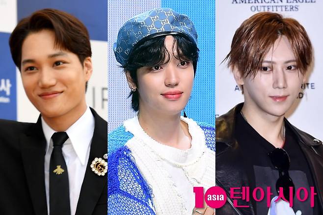 카이, 니엘, 장현승/ 사진=텐아시아 DB