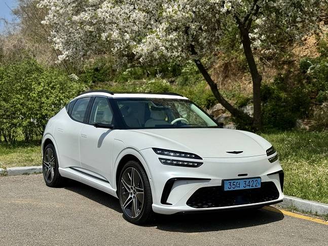 제네시스 GV60./사진=백유진 기자 byj@