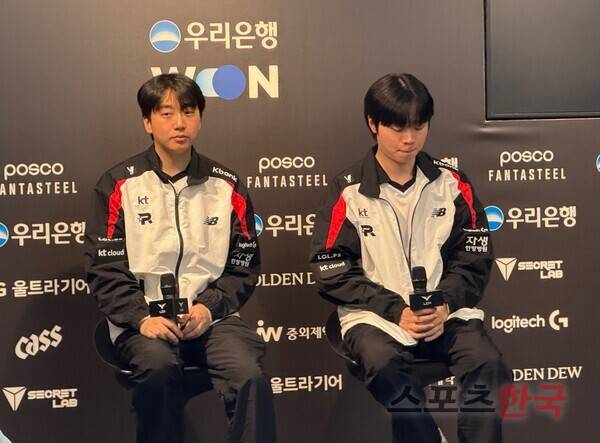 고동빈 KT 감독(왼쪽). ⓒ스포츠한국 심규현 기자