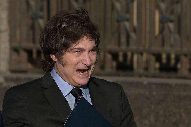 하비에르 밀레이 아르헨티나 대통령. /AFP연합뉴스